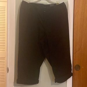 NWT Lane Bryant black capris